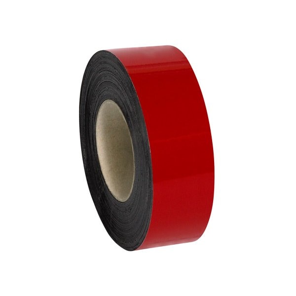 Bsc Preferred 2'' x 100' - Red Warehouse Labels - Magnetic Roll LH148 - main